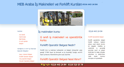 Desktop Screenshot of forkliftehliyeti.net
